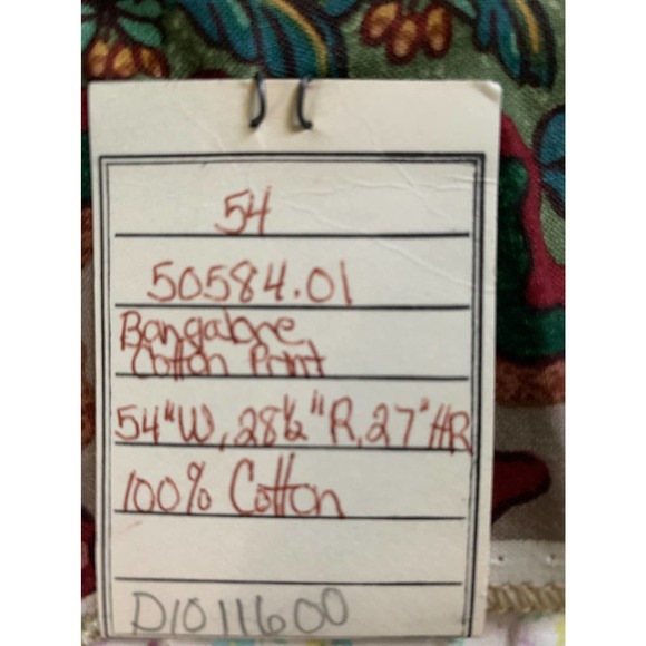 Bangalore Fabric Vintage 36" x 27" Upholstery - Picture 3 of 4